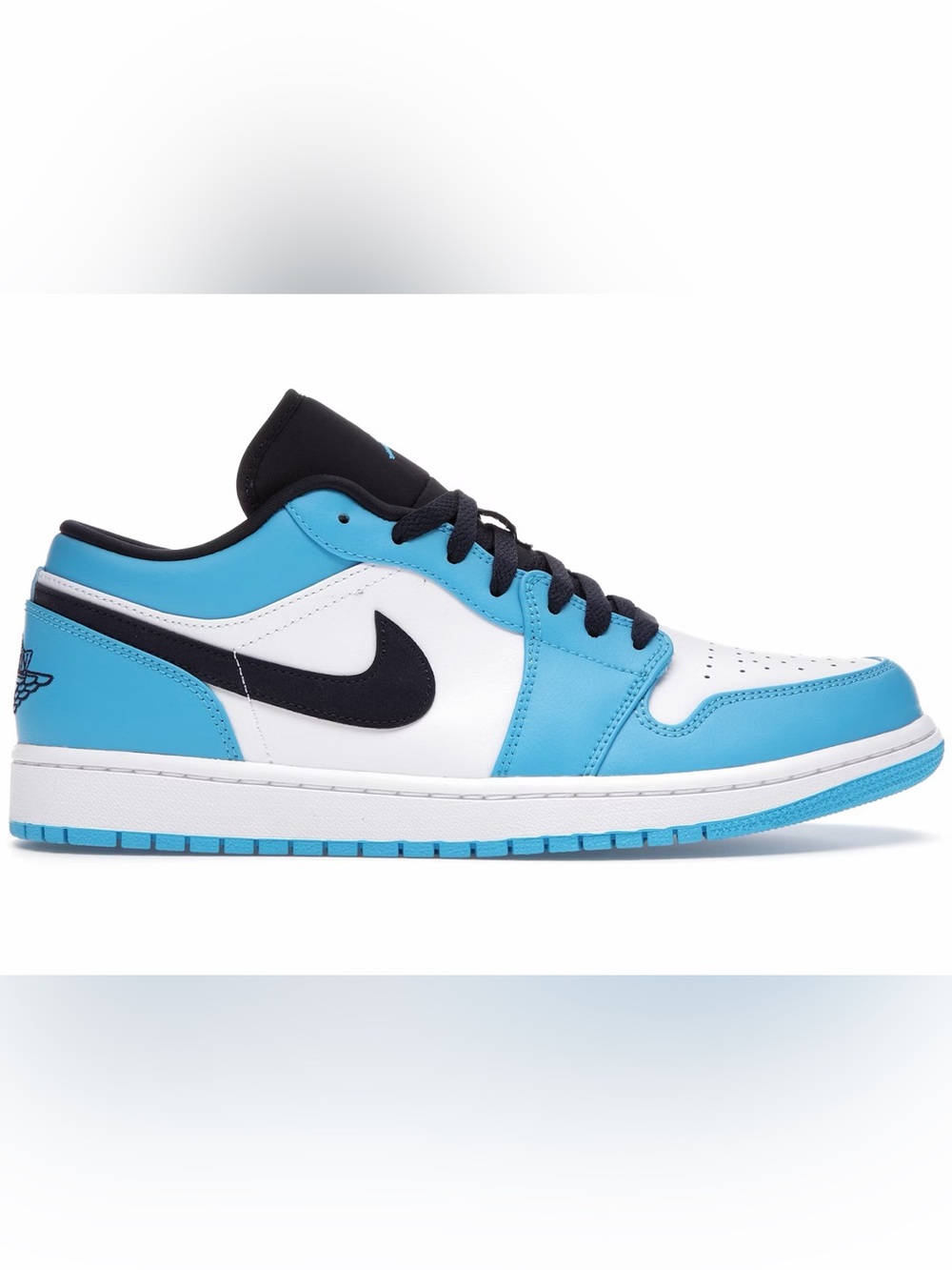 Nike Air Jordan 1 Low - White & Light Blue